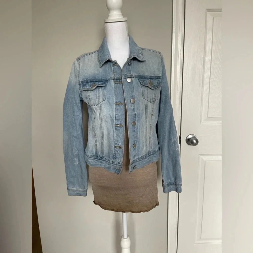 Ashley Vintage Charm‎ denim cropped jacket M